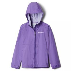 Columbia Girls Switchback II Jacket Raincoat shell Grape Gum Purple XS 6/6x